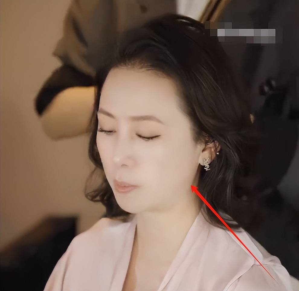 斜大小眼明显穿华贵礼服联合国演讲冰球突破56岁翁虹近况曝光脸歪嘴(图6)